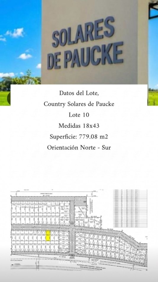 OPORTUNIDAD TERRENO EN SOLARES DE PAUCKE