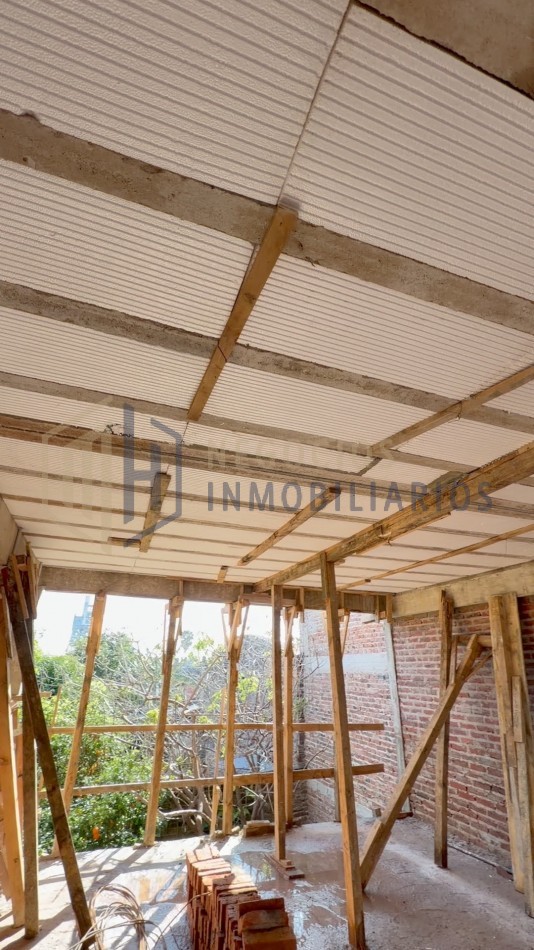 Departamento en pozo de 1 dormitorio PB con dos patios