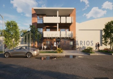Departamento en pozo de 1 dormitorio PB con dos patios